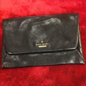 Kate spade leather clutch